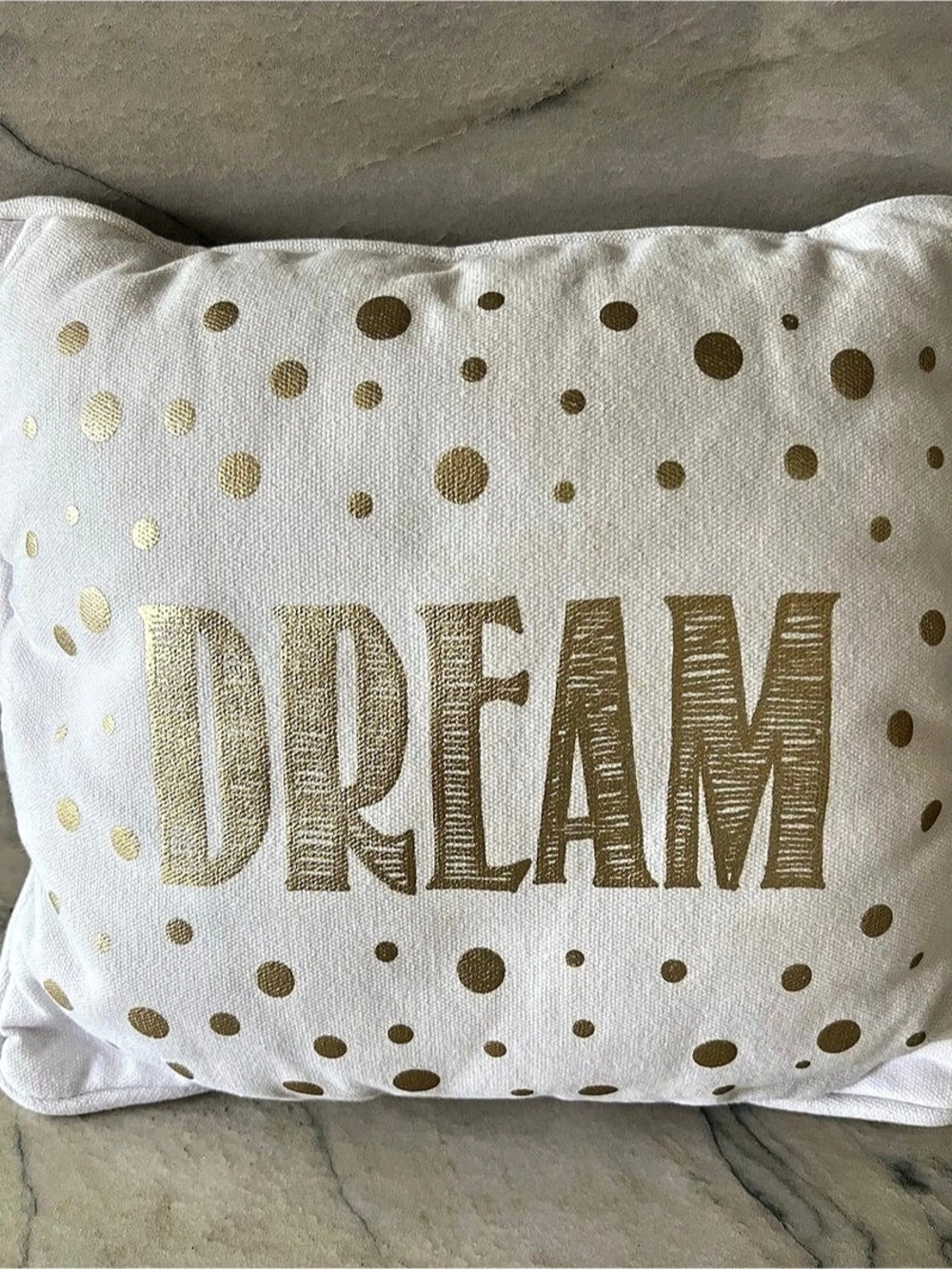 Levtex Kids Willow Toddler Bed Set Decorative Pillow White & Gold